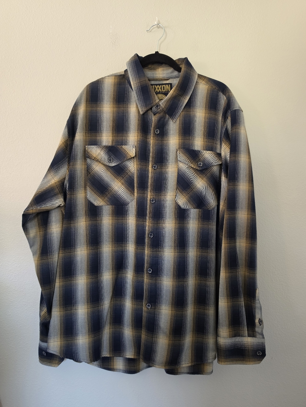 NWOT Men's Cycle Gear x Dixxon 50th Anniversary Flannel Button Shirt Size 2x